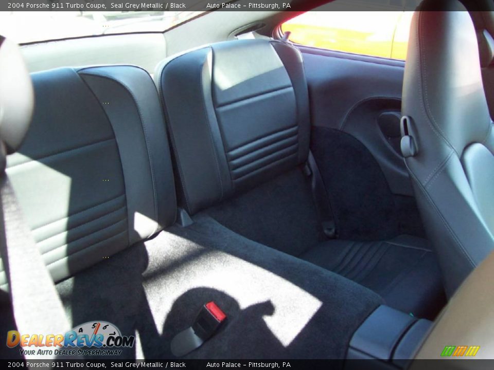 2004 Porsche 911 Turbo Coupe Seal Grey Metallic / Black Photo #16