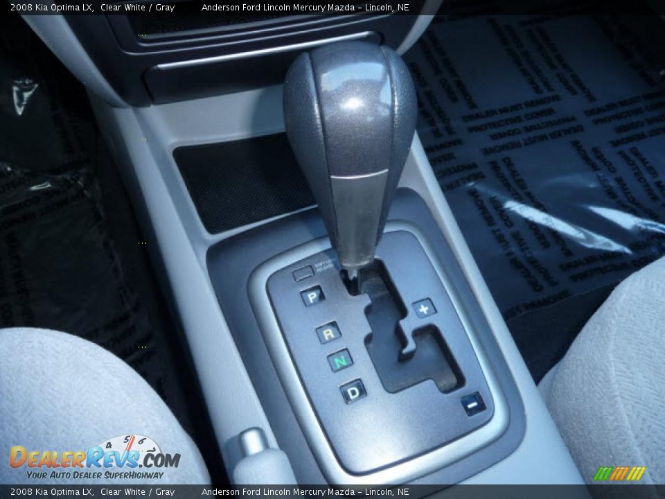2008 Kia Optima LX Clear White / Gray Photo #14