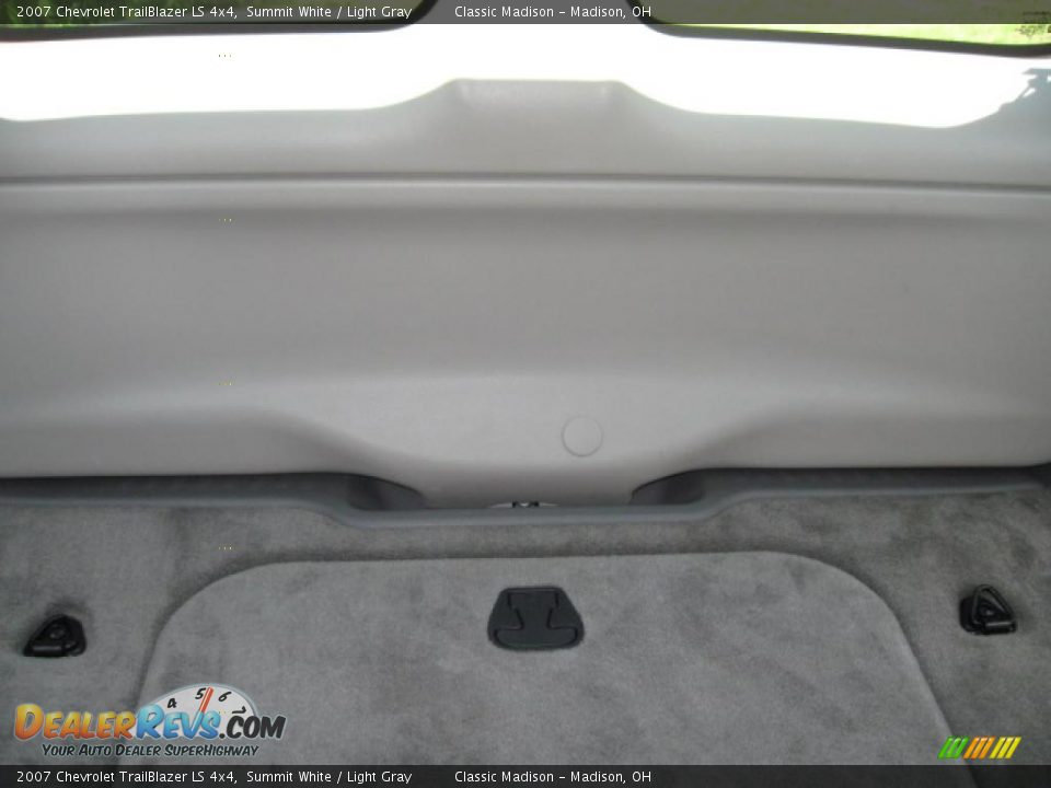 2007 Chevrolet TrailBlazer LS 4x4 Summit White / Light Gray Photo #22