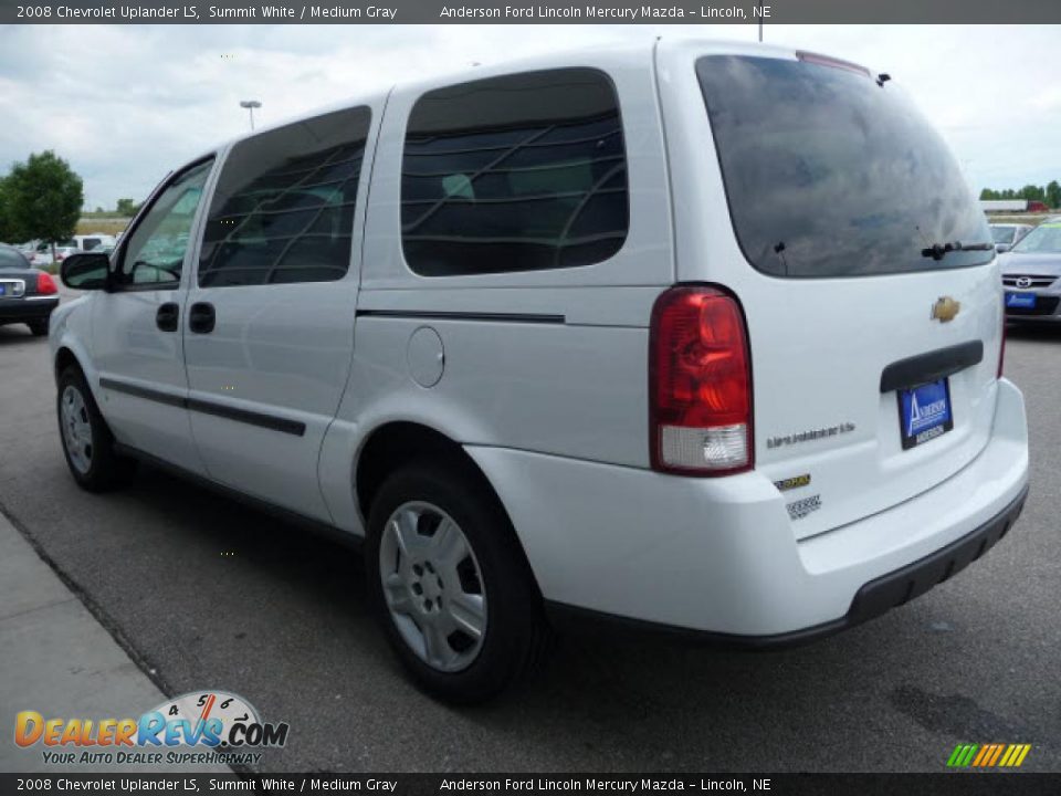2008 Chevrolet Uplander LS Summit White / Medium Gray Photo #8