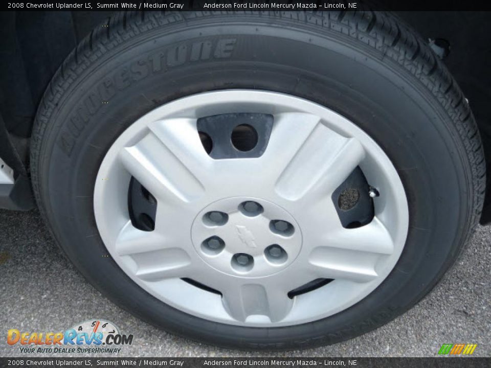 2008 Chevrolet Uplander LS Summit White / Medium Gray Photo #10