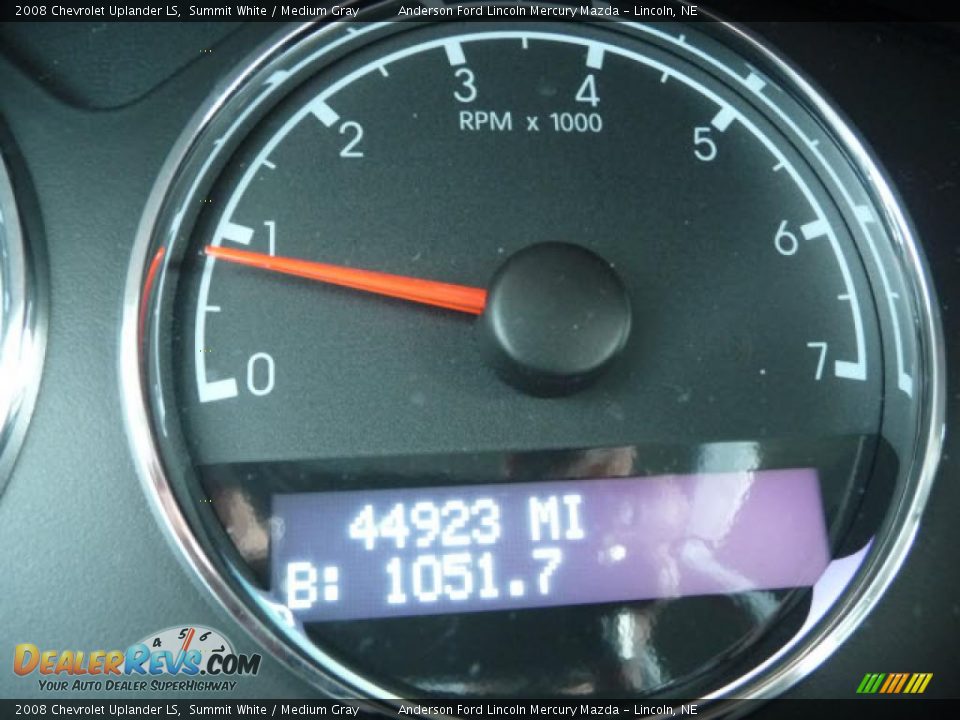 2008 Chevrolet Uplander LS Summit White / Medium Gray Photo #16