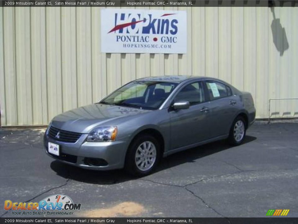 2009 Mitsubishi Galant ES Satin Meisai Pearl / Medium Gray Photo #1