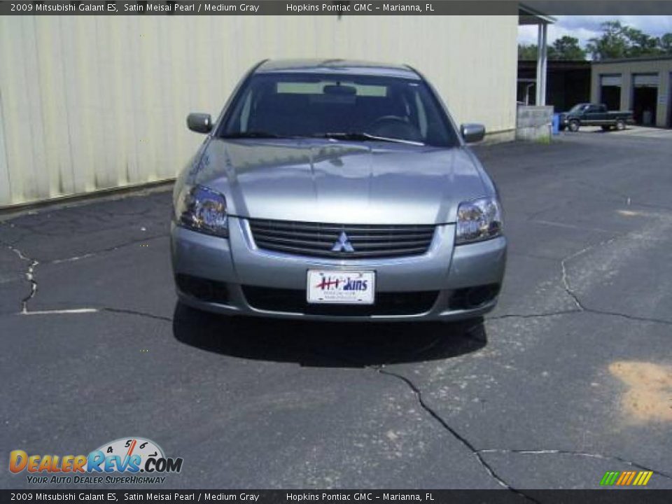 2009 Mitsubishi Galant ES Satin Meisai Pearl / Medium Gray Photo #2