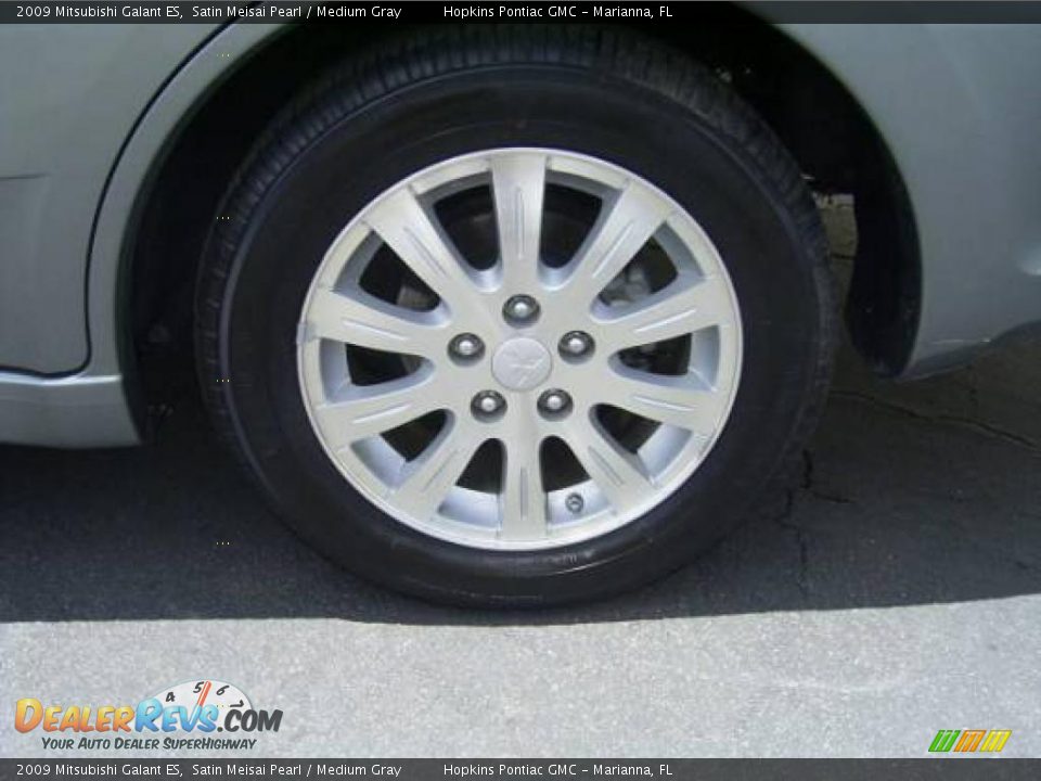2009 Mitsubishi Galant ES Satin Meisai Pearl / Medium Gray Photo #4