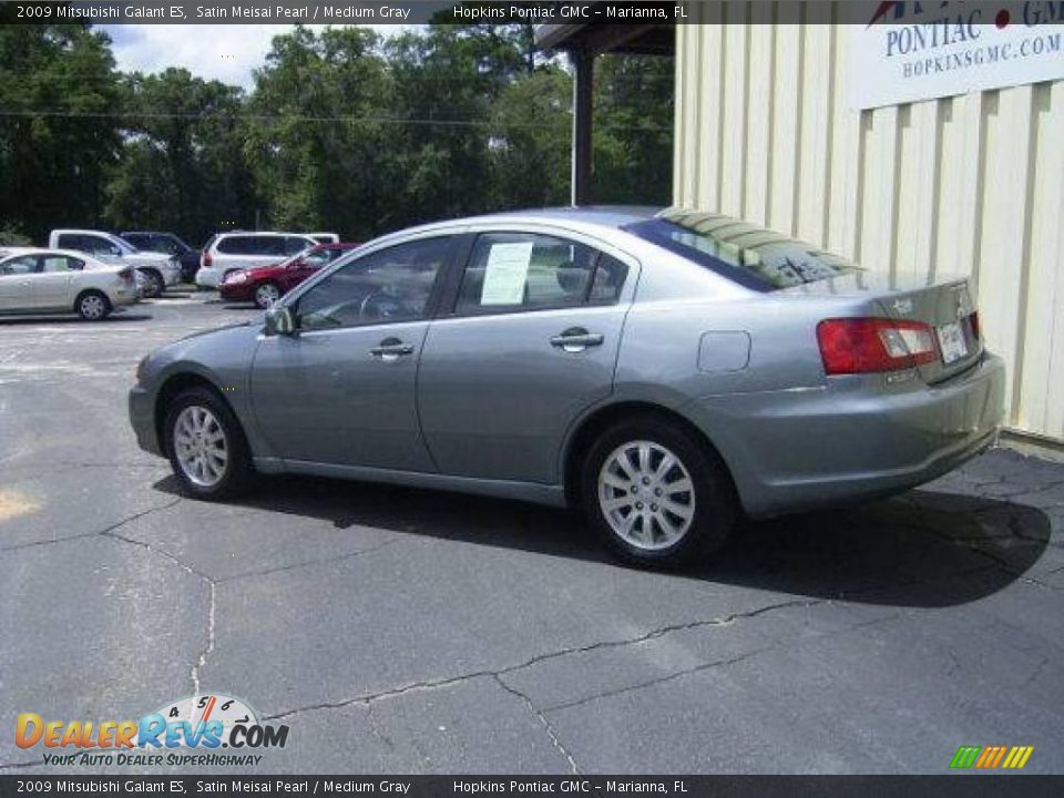 2009 Mitsubishi Galant ES Satin Meisai Pearl / Medium Gray Photo #5