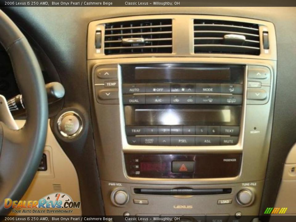 2006 Lexus IS 250 AWD Blue Onyx Pearl / Cashmere Beige Photo #10