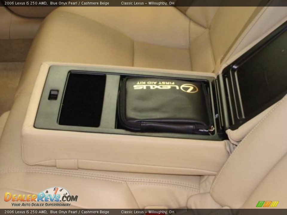 2006 Lexus IS 250 AWD Blue Onyx Pearl / Cashmere Beige Photo #18