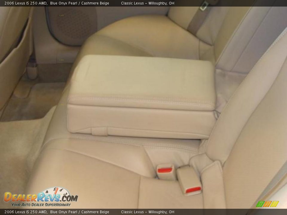 2006 Lexus IS 250 AWD Blue Onyx Pearl / Cashmere Beige Photo #19