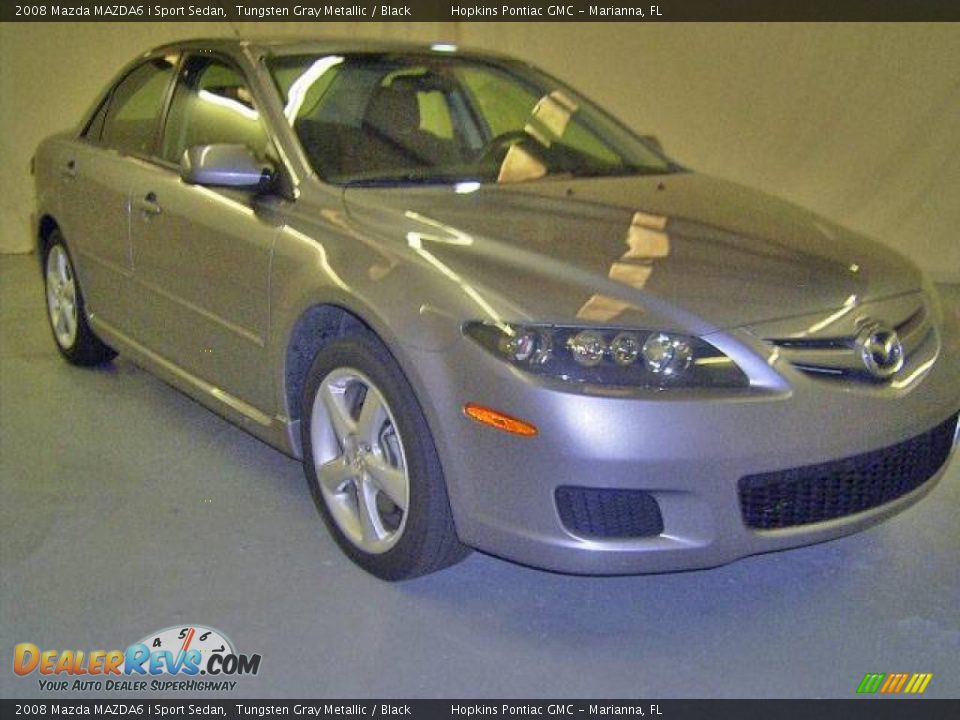 2008 Mazda MAZDA6 i Sport Sedan Tungsten Gray Metallic / Black Photo #2