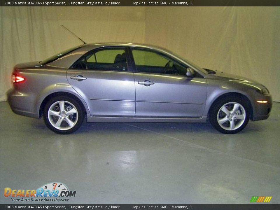 2008 Mazda MAZDA6 i Sport Sedan Tungsten Gray Metallic / Black Photo #7