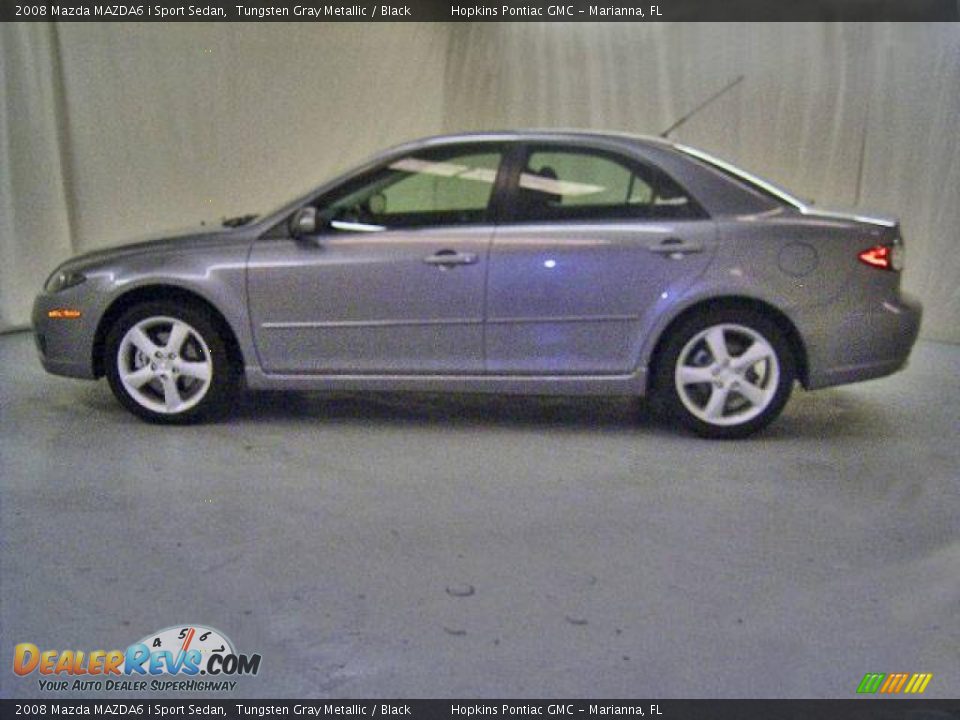 2008 Mazda MAZDA6 i Sport Sedan Tungsten Gray Metallic / Black Photo #8
