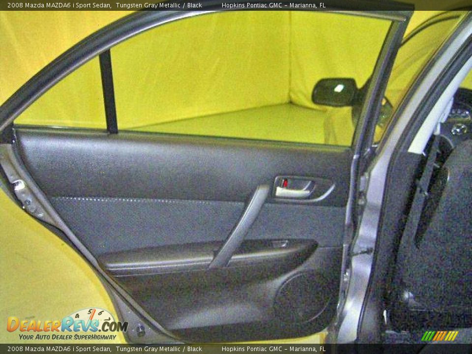 2008 Mazda MAZDA6 i Sport Sedan Tungsten Gray Metallic / Black Photo #11