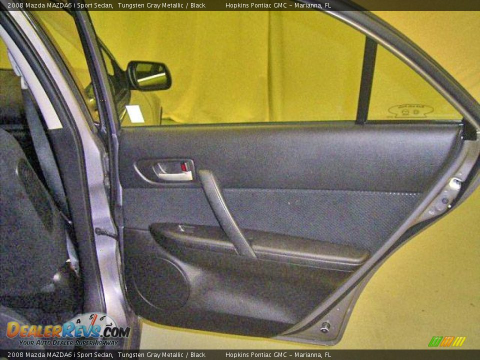 2008 Mazda MAZDA6 i Sport Sedan Tungsten Gray Metallic / Black Photo #12