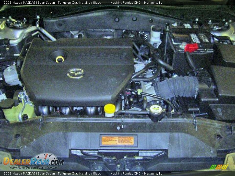 2008 Mazda MAZDA6 i Sport Sedan Tungsten Gray Metallic / Black Photo #13