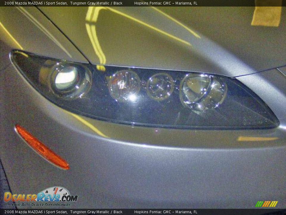 2008 Mazda MAZDA6 i Sport Sedan Tungsten Gray Metallic / Black Photo #17