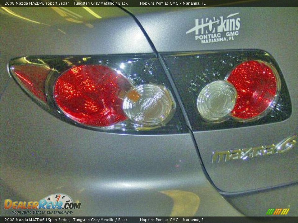 2008 Mazda MAZDA6 i Sport Sedan Tungsten Gray Metallic / Black Photo #18