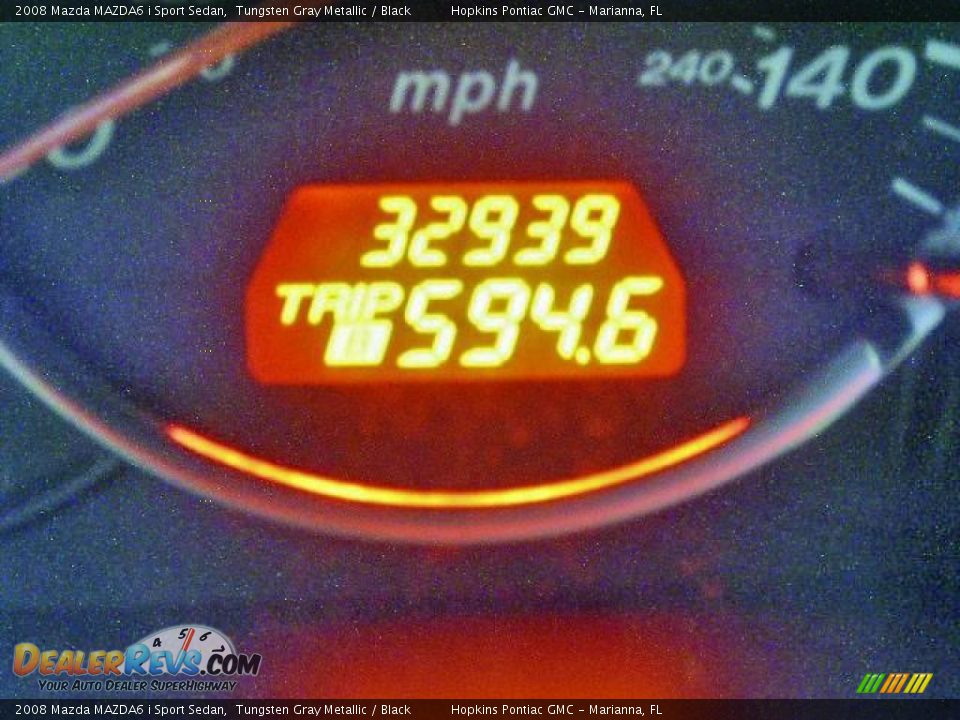 2008 Mazda MAZDA6 i Sport Sedan Tungsten Gray Metallic / Black Photo #24