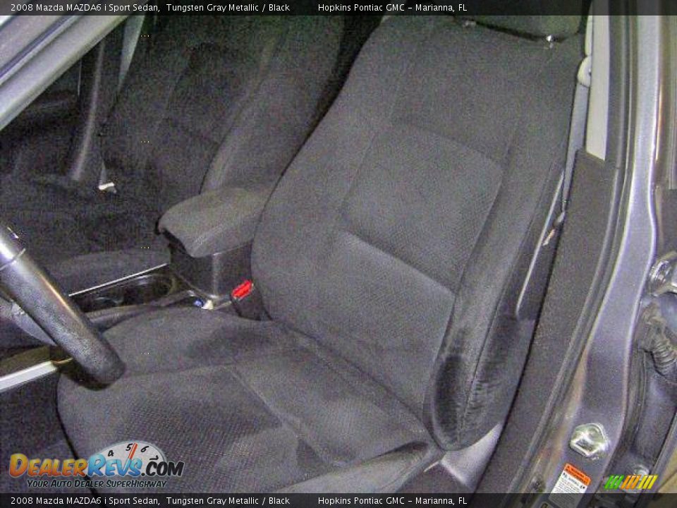 2008 Mazda MAZDA6 i Sport Sedan Tungsten Gray Metallic / Black Photo #25