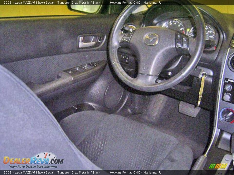 2008 Mazda MAZDA6 i Sport Sedan Tungsten Gray Metallic / Black Photo #29