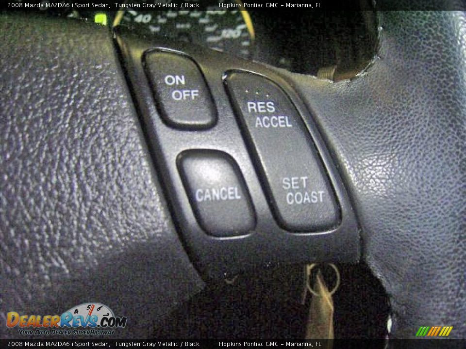 2008 Mazda MAZDA6 i Sport Sedan Tungsten Gray Metallic / Black Photo #35