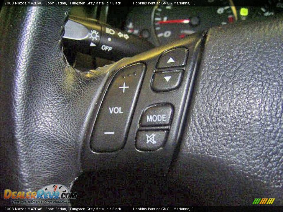 2008 Mazda MAZDA6 i Sport Sedan Tungsten Gray Metallic / Black Photo #36