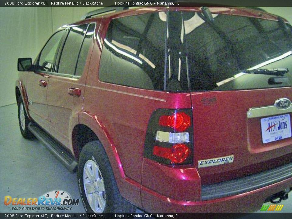 2008 Ford Explorer XLT Redfire Metallic / Black/Stone Photo #3