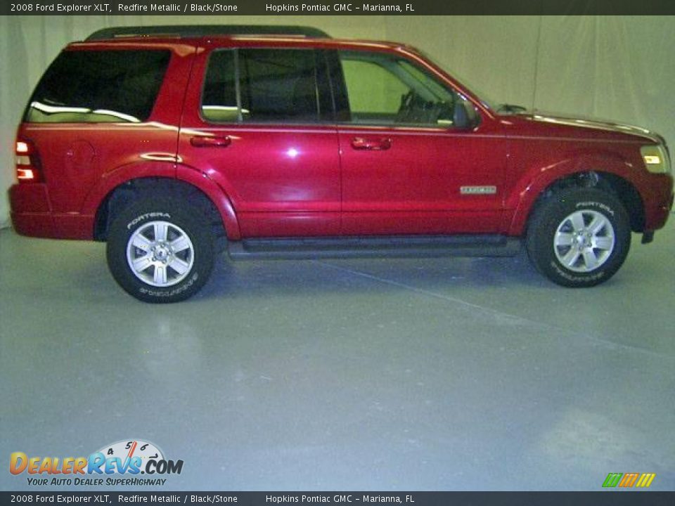 2008 Ford Explorer XLT Redfire Metallic / Black/Stone Photo #7