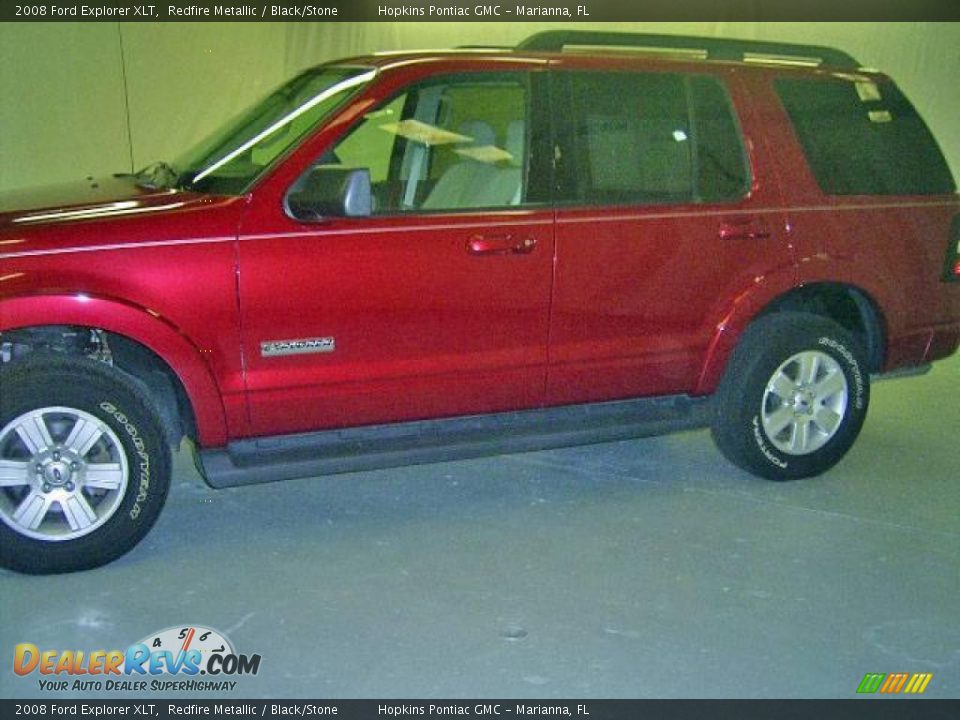 2008 Ford Explorer XLT Redfire Metallic / Black/Stone Photo #8