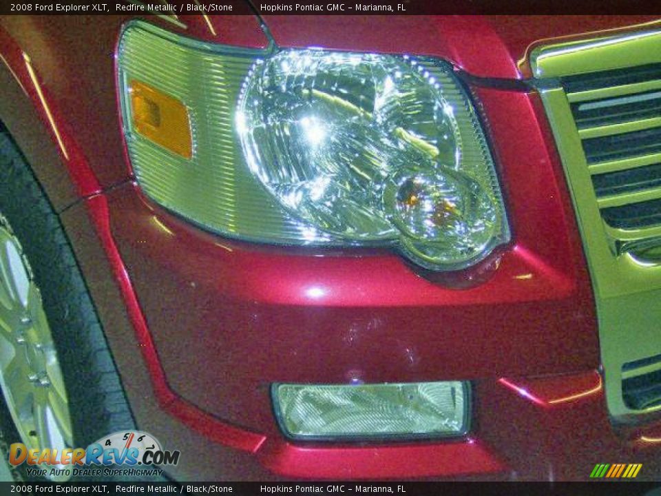 2008 Ford Explorer XLT Redfire Metallic / Black/Stone Photo #10
