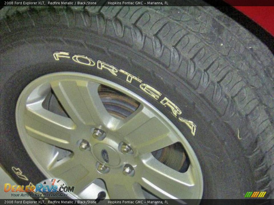 2008 Ford Explorer XLT Redfire Metallic / Black/Stone Photo #14