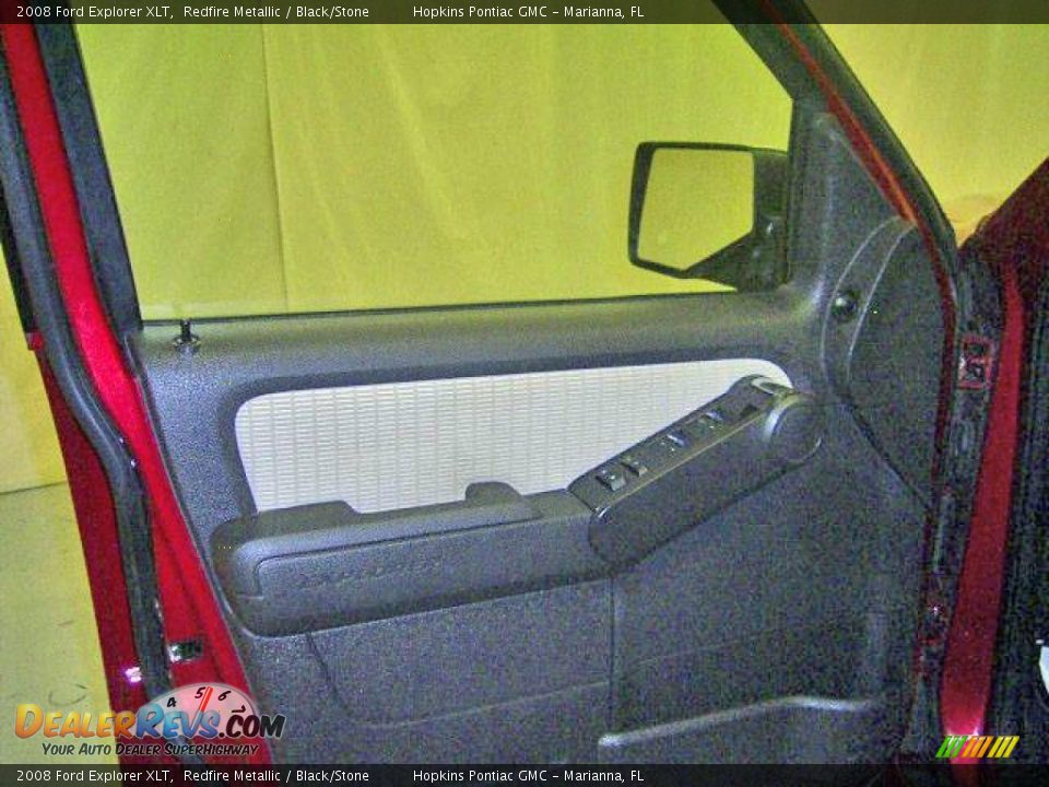 2008 Ford Explorer XLT Redfire Metallic / Black/Stone Photo #17