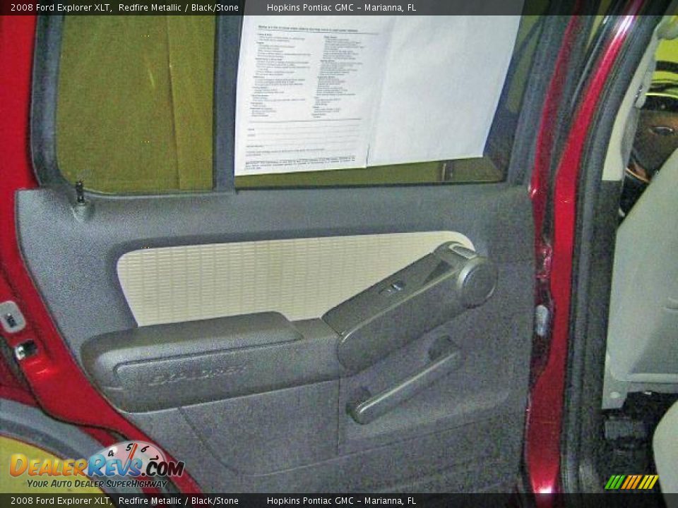 2008 Ford Explorer XLT Redfire Metallic / Black/Stone Photo #19
