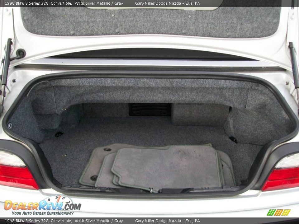 1998 BMW 3 Series 328i Convertible Arctic Silver Metallic / Gray Photo #5