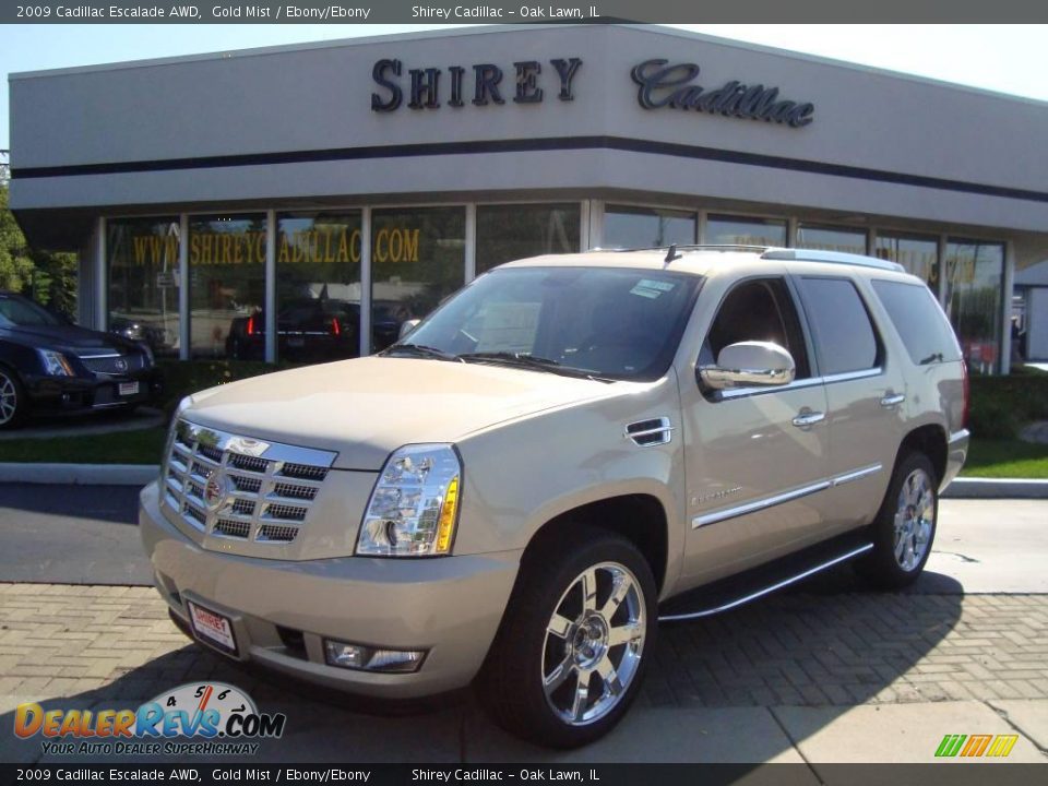 2009 Cadillac Escalade AWD Gold Mist / Ebony/Ebony Photo #1