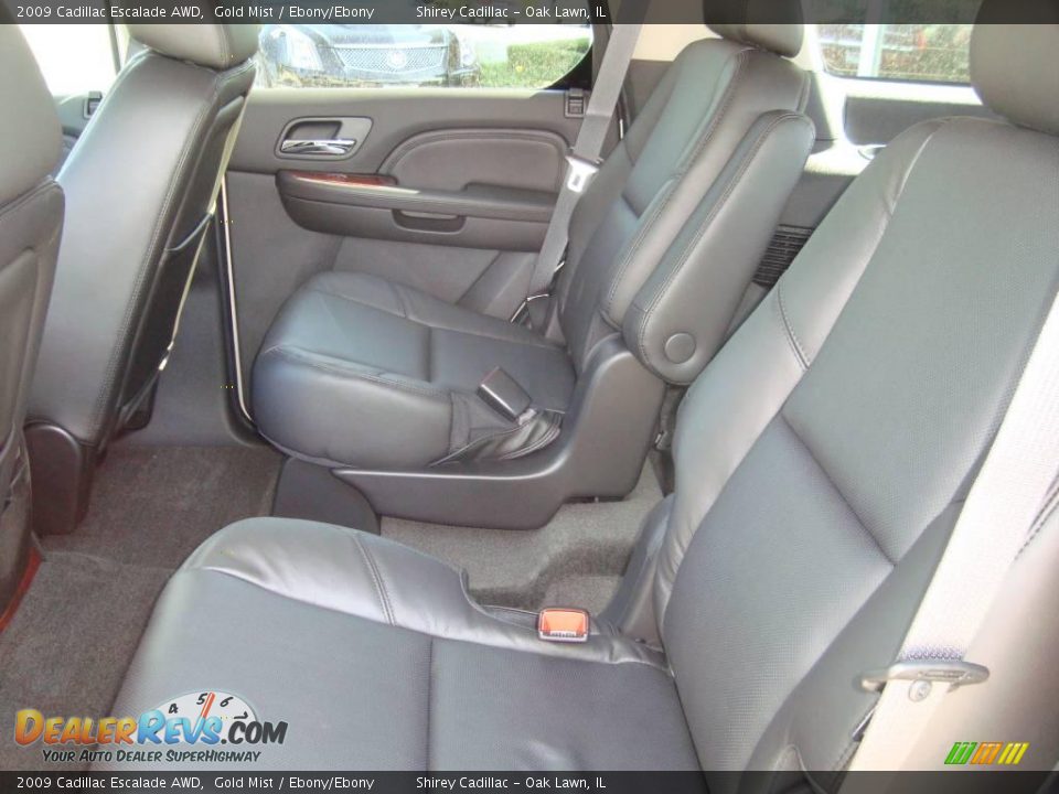 2009 Cadillac Escalade AWD Gold Mist / Ebony/Ebony Photo #9