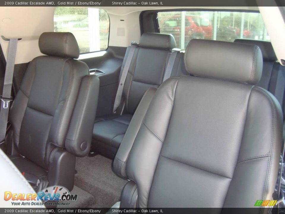 2009 Cadillac Escalade AWD Gold Mist / Ebony/Ebony Photo #12