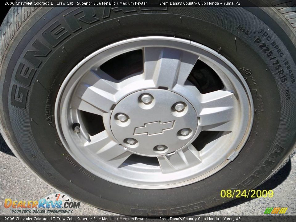 2006 Chevrolet Colorado LT Crew Cab Superior Blue Metallic / Medium Pewter Photo #9