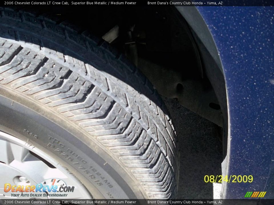 2006 Chevrolet Colorado LT Crew Cab Superior Blue Metallic / Medium Pewter Photo #10