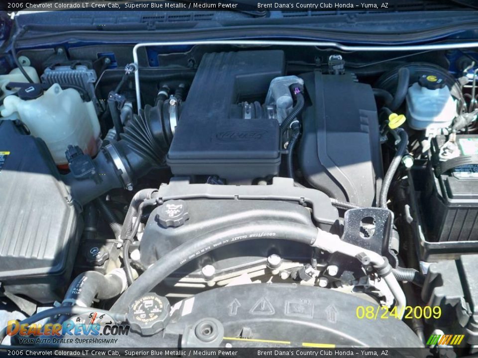 2006 Chevrolet Colorado LT Crew Cab Superior Blue Metallic / Medium Pewter Photo #11