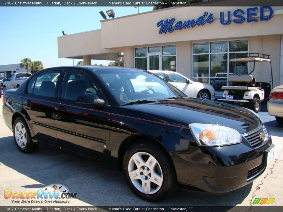 2007 Chevrolet Malibu LT Sedan Black / Ebony Black Photo #2