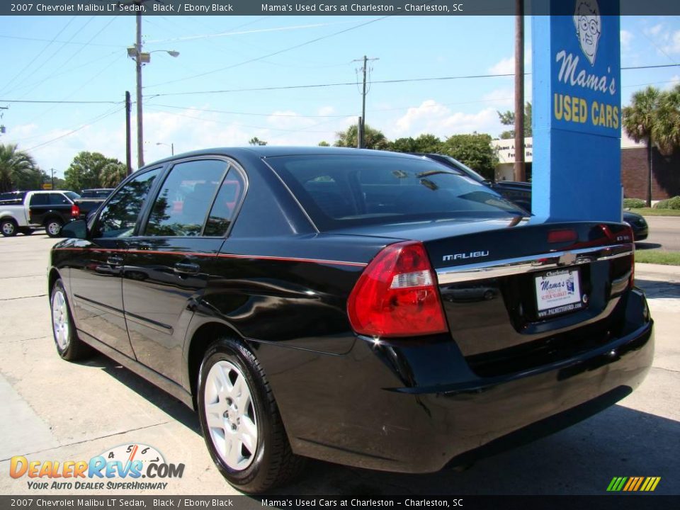 2007 Chevrolet Malibu LT Sedan Black / Ebony Black Photo #6