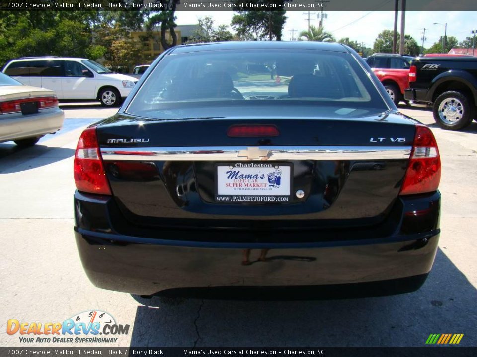 2007 Chevrolet Malibu LT Sedan Black / Ebony Black Photo #7