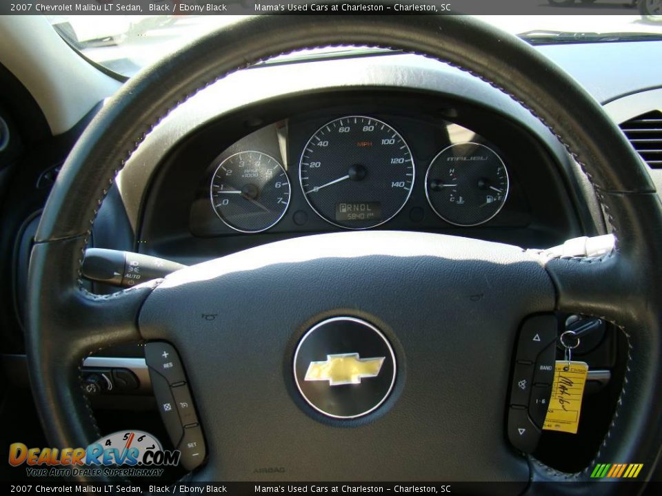 2007 Chevrolet Malibu LT Sedan Black / Ebony Black Photo #17