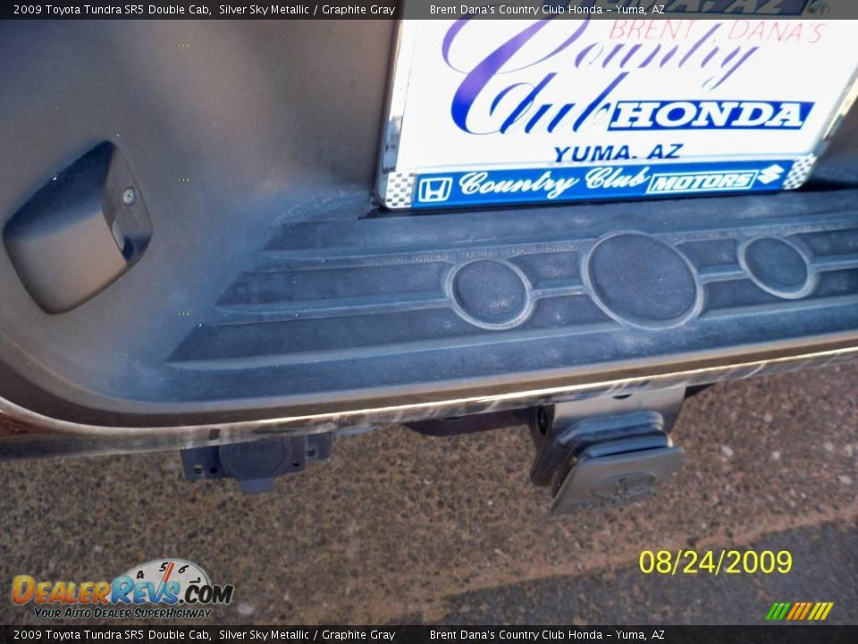 2009 Toyota Tundra SR5 Double Cab Silver Sky Metallic / Graphite Gray Photo #5