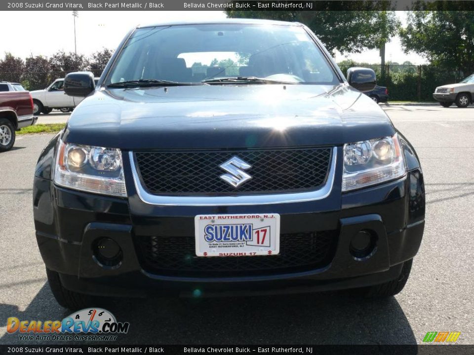 2008 Suzuki Grand Vitara Black Pearl Metallic / Black Photo #2