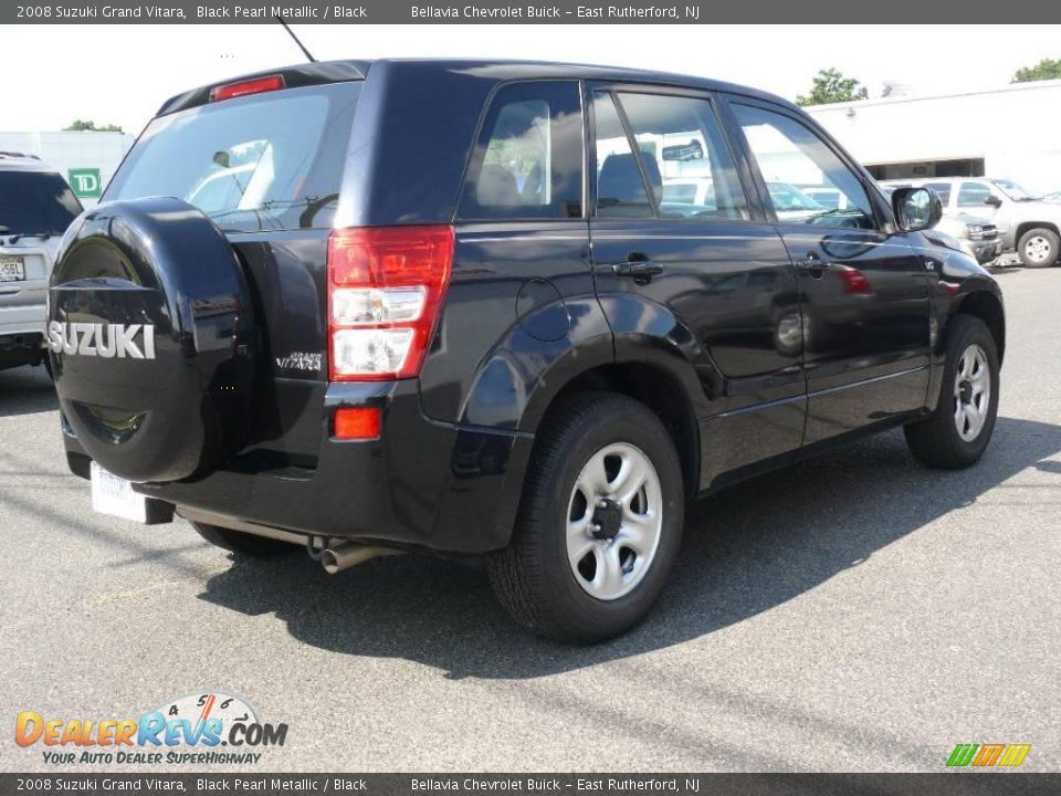 2008 Suzuki Grand Vitara Black Pearl Metallic / Black Photo #4