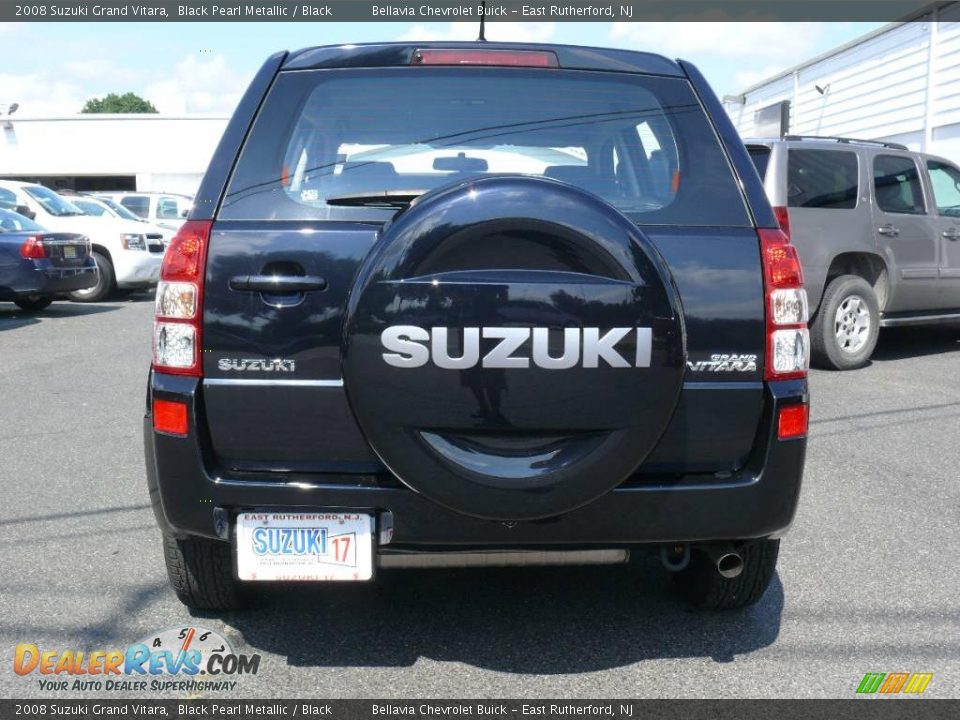2008 Suzuki Grand Vitara Black Pearl Metallic / Black Photo #5