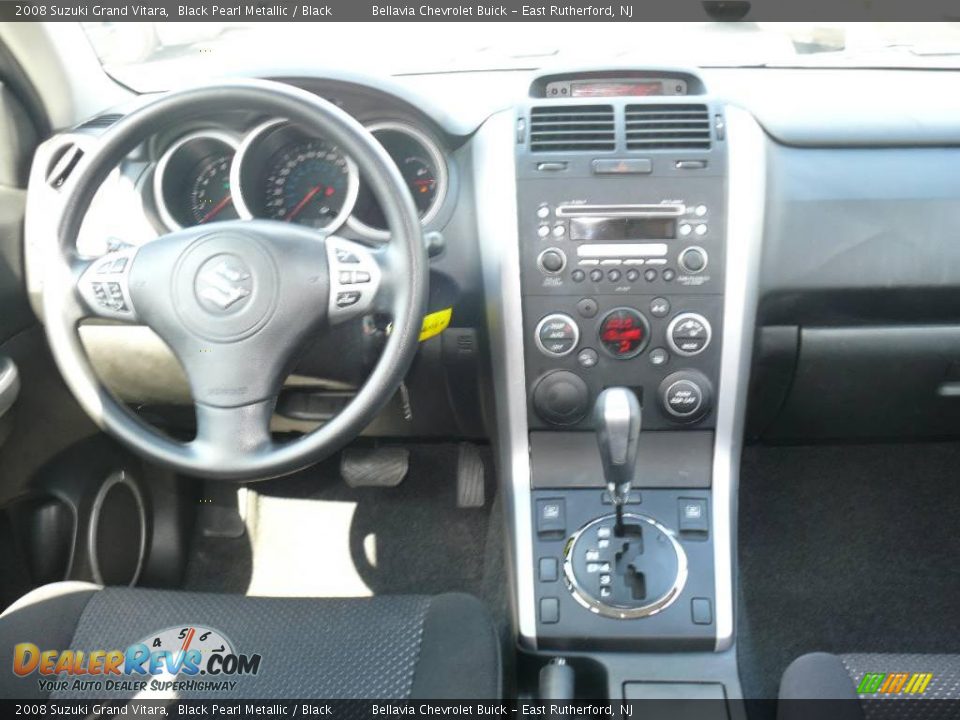 2008 Suzuki Grand Vitara Black Pearl Metallic / Black Photo #8