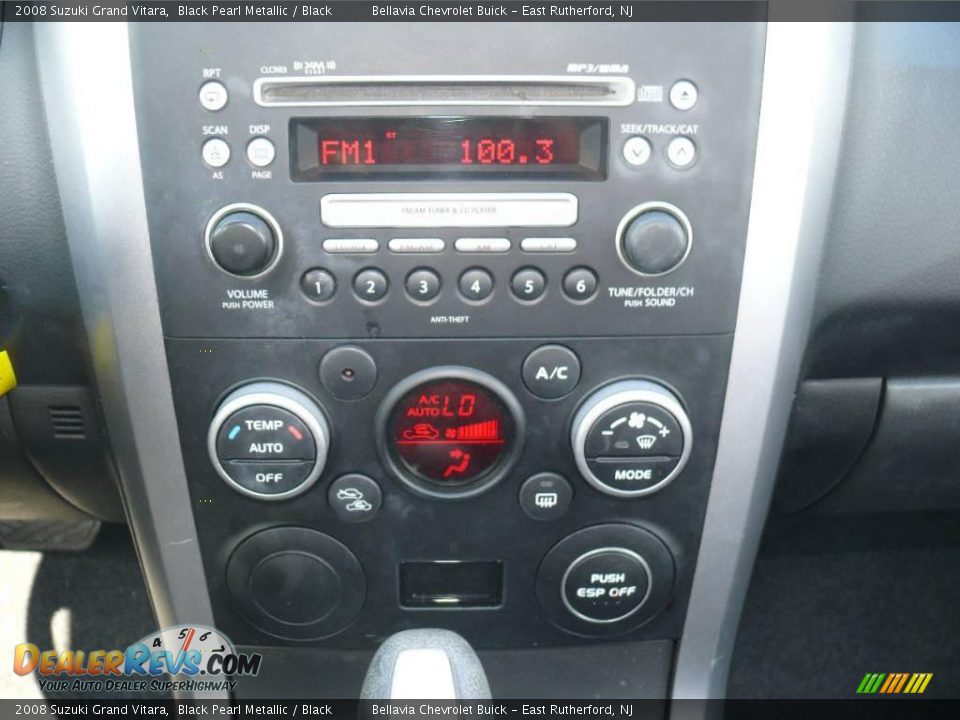 2008 Suzuki Grand Vitara Black Pearl Metallic / Black Photo #9